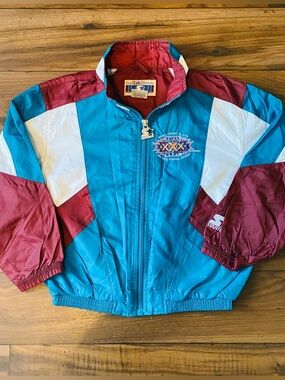 Vintage Starter NFL Super Bowl XXX Windbreaker Kids Size Medium